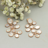 Rose Gold MOP Essence Earrings