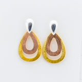 Tri-Color Radiance Earrings