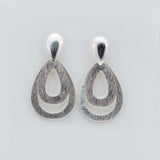 Luminous 925 Silver Teardrop Earrings