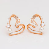 Rose Gold Heart Treasures Earrings