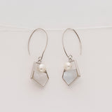 Silver Pearl Harmony earings