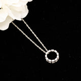 Luxe Diamond Halo Necklace