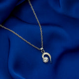 Diamond Whirl Necklace