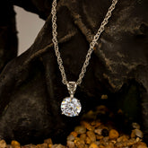 Classic Solitaire Necklace