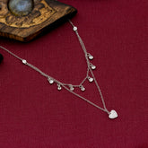 Radiant Heart Silver Necklace