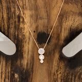 Cherished Moments Rose Gold Plated Silver Necklace