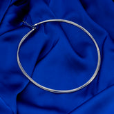 Silver Elegance Omega Necklace