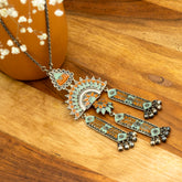Tattva Intricate Vintage Inspired Drop Statement Necklace