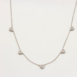 Cherished Hearts Silver Pendant Necklace