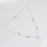Heart of Clover Silver Necklace
