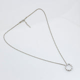 Luxe Diamond Halo Necklace