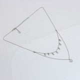 Radiant Heart Silver Necklace