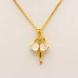 Enchanted Ballerina Charm Necklace