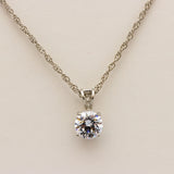 Classic Solitaire Necklace