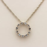 Luxe Diamond Halo Necklace