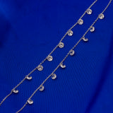 Diamond Drip Anklet Pair