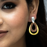 Tri-Color Radiance Earrings