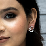 Silver Heart Treasures earings