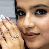 Triple Affection Silver Ring