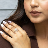 Chase Of The Pearl Silver Ring