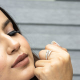 Serpentine Emerald Enchantment Ring