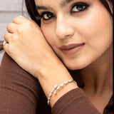 Celestial Sparkle Kada Bracelet