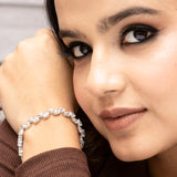 Marquise tennis bracelet