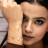 Four Leaf Charm Bracelet