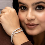 Double LINE TENNIS BRACELET