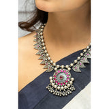 Intricate Jadau Gungroo Necklace