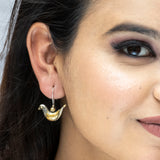 Moh Chidiya Fish Hook Earrings