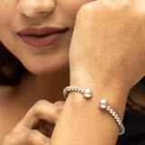 Adjustable Silver Bangle