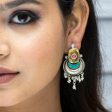 Citrine Matt Finish Earings