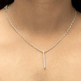 Timeless Diamond Bar Necklace