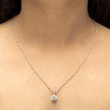 Classic Solitaire Necklace