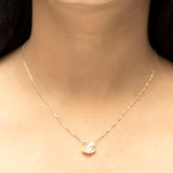 Golden Grace Swan Necklace