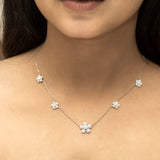 Ethereal White Stone Necklace