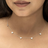 Cherished Hearts Silver Pendant Necklace