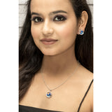 Tranquil Flight Pendant and Earring Set