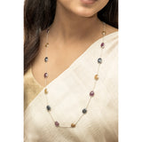 Multi Sapphire Multi Purpose Long Necklace