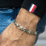 Sterling Jaguar Link Men's Bracelet