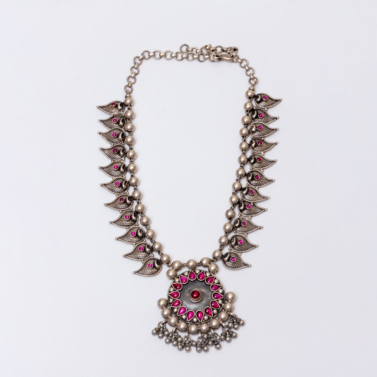 Intricate Jadau Gungroo Necklace