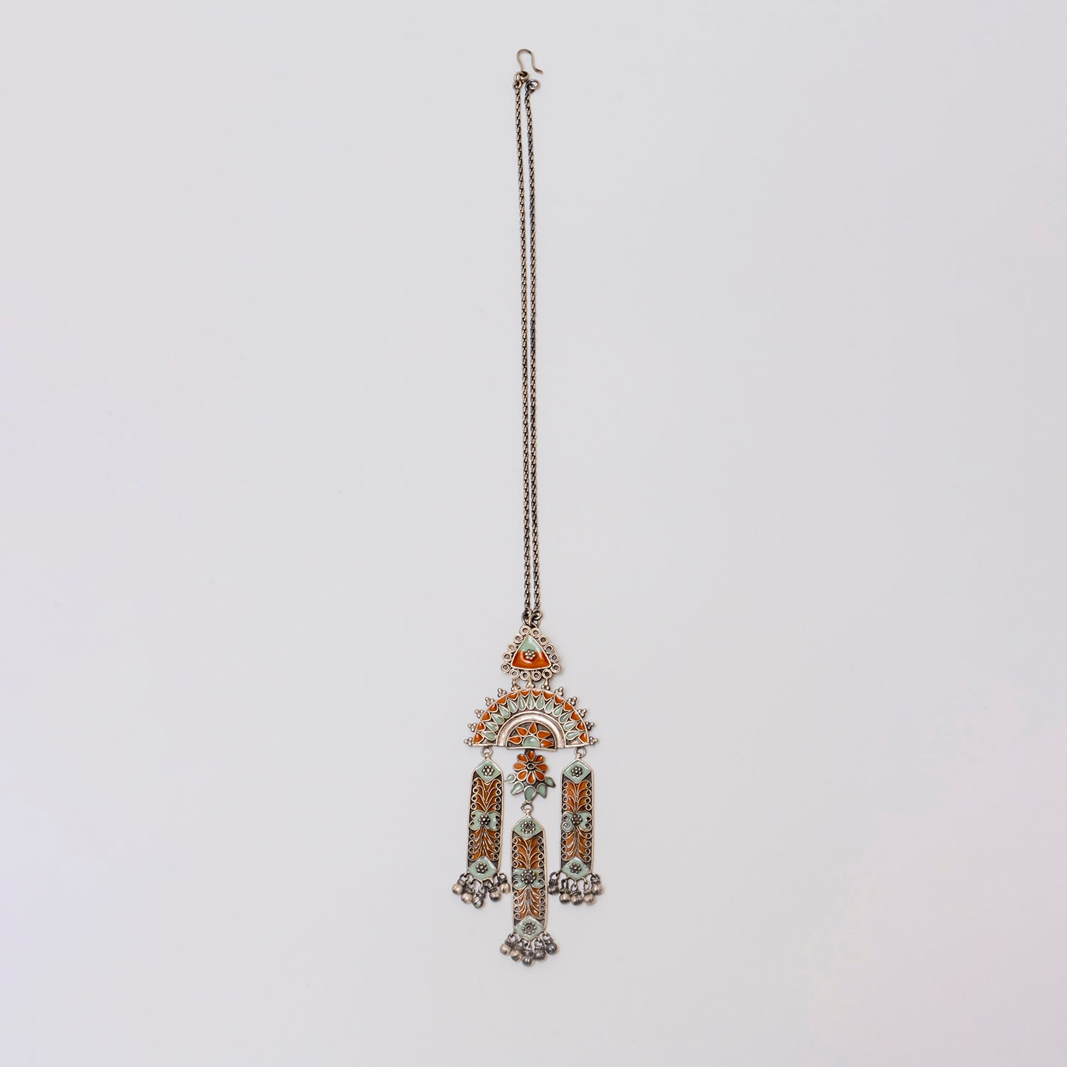 Tattva Intricate Vintage Inspired Drop Statement Necklace