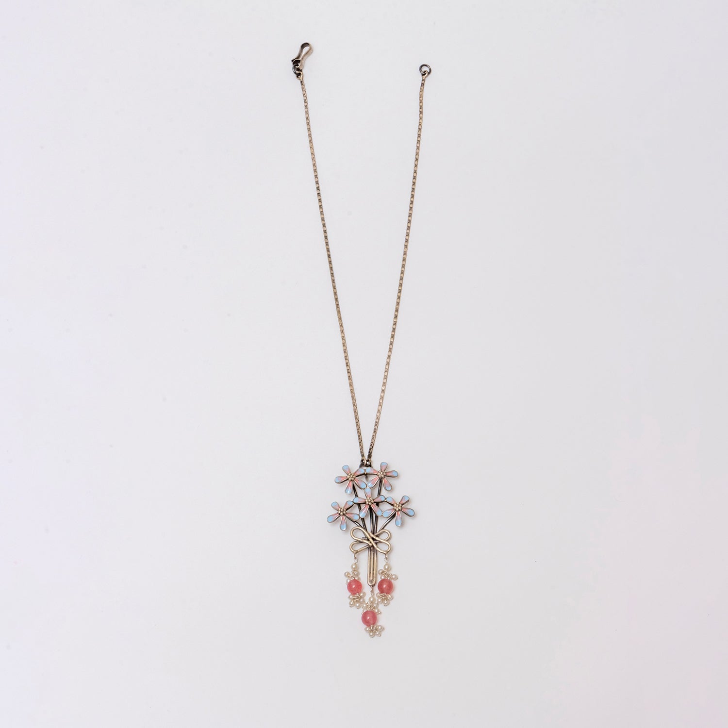 Pastel Flower Bloom Long Necklace