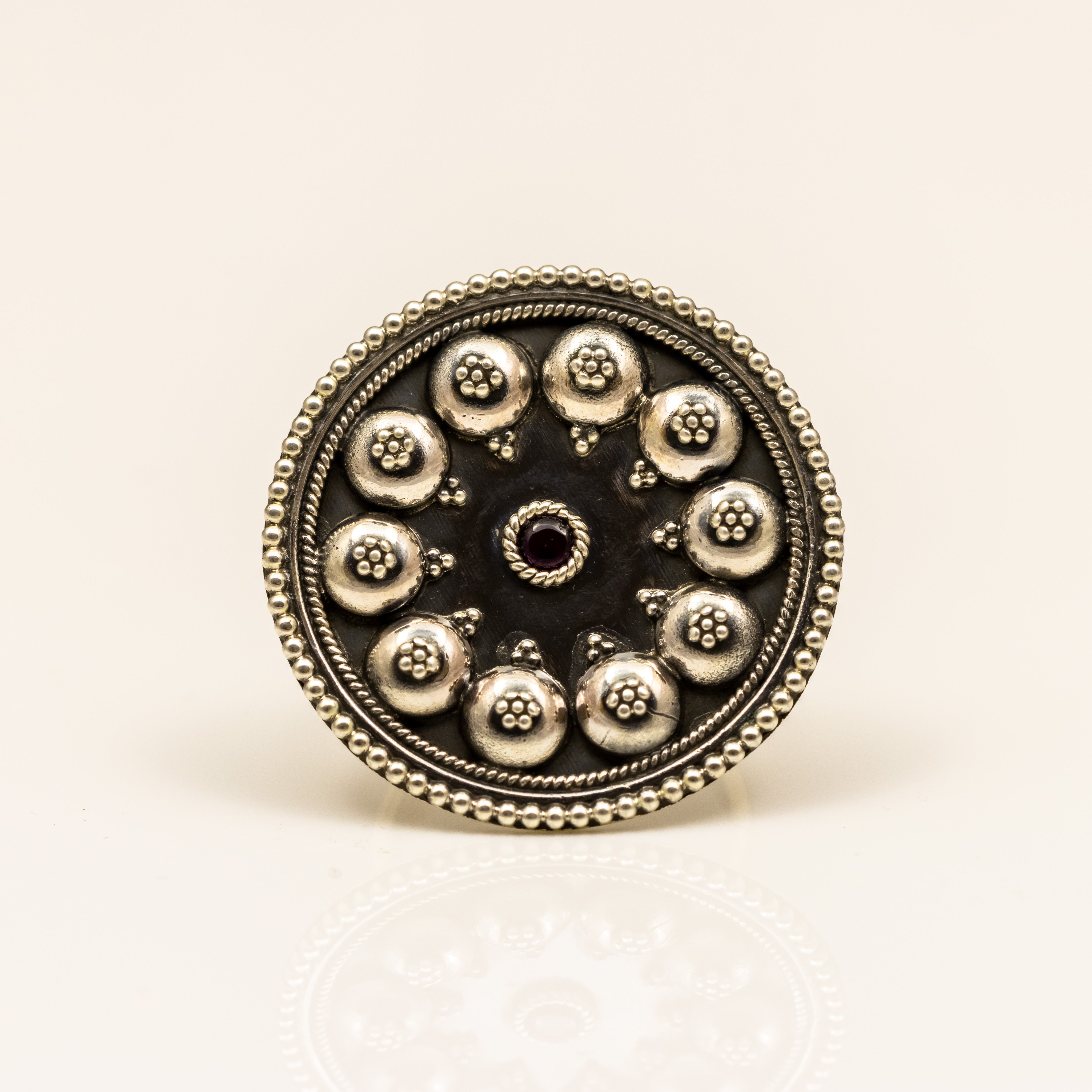 Sequence Daana Detailed Silver Ring