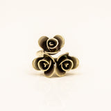Bunch Of Rose Silver Ring