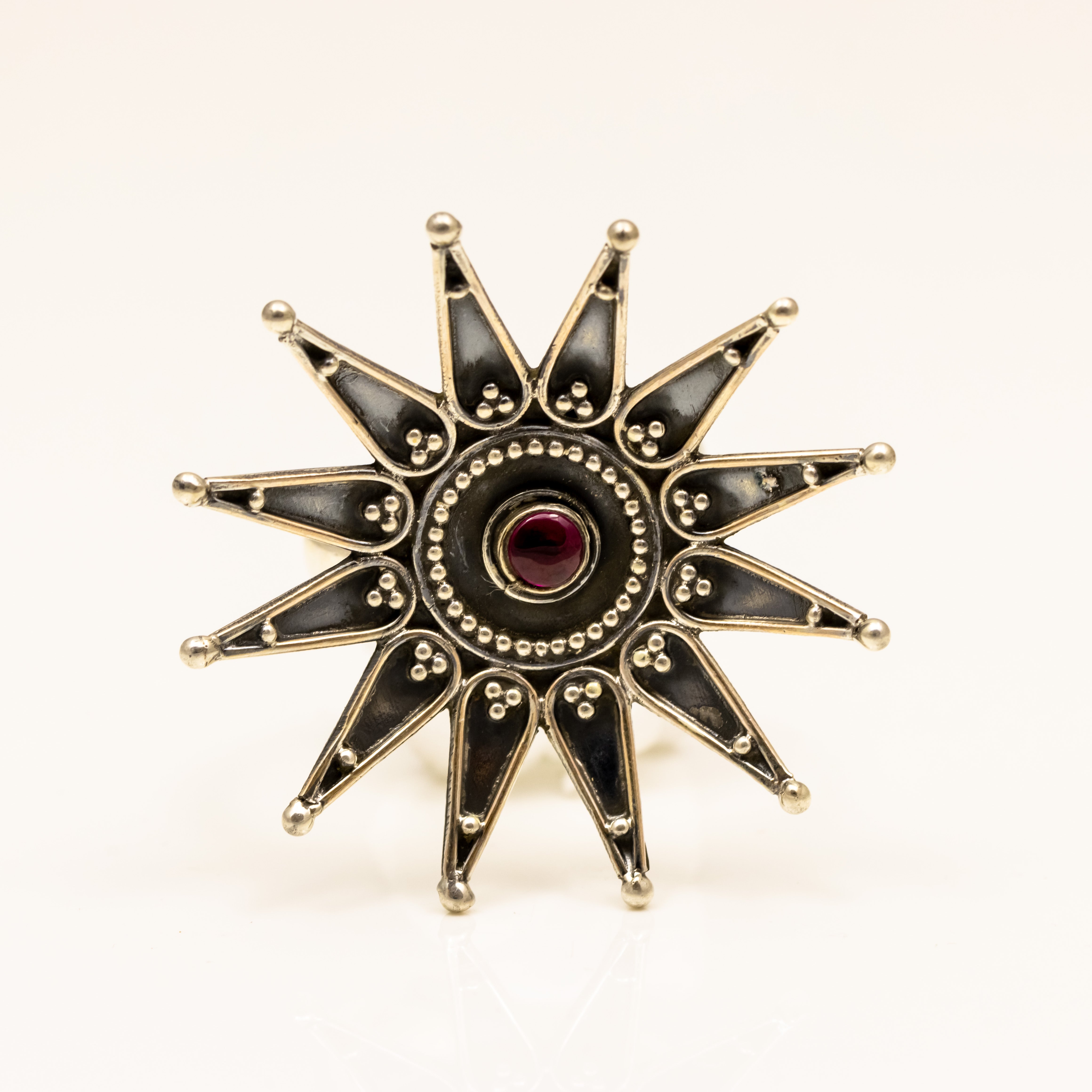 Dhoop Chauv Silver Ring