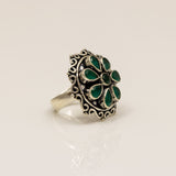 Panna Jadau Round Ring