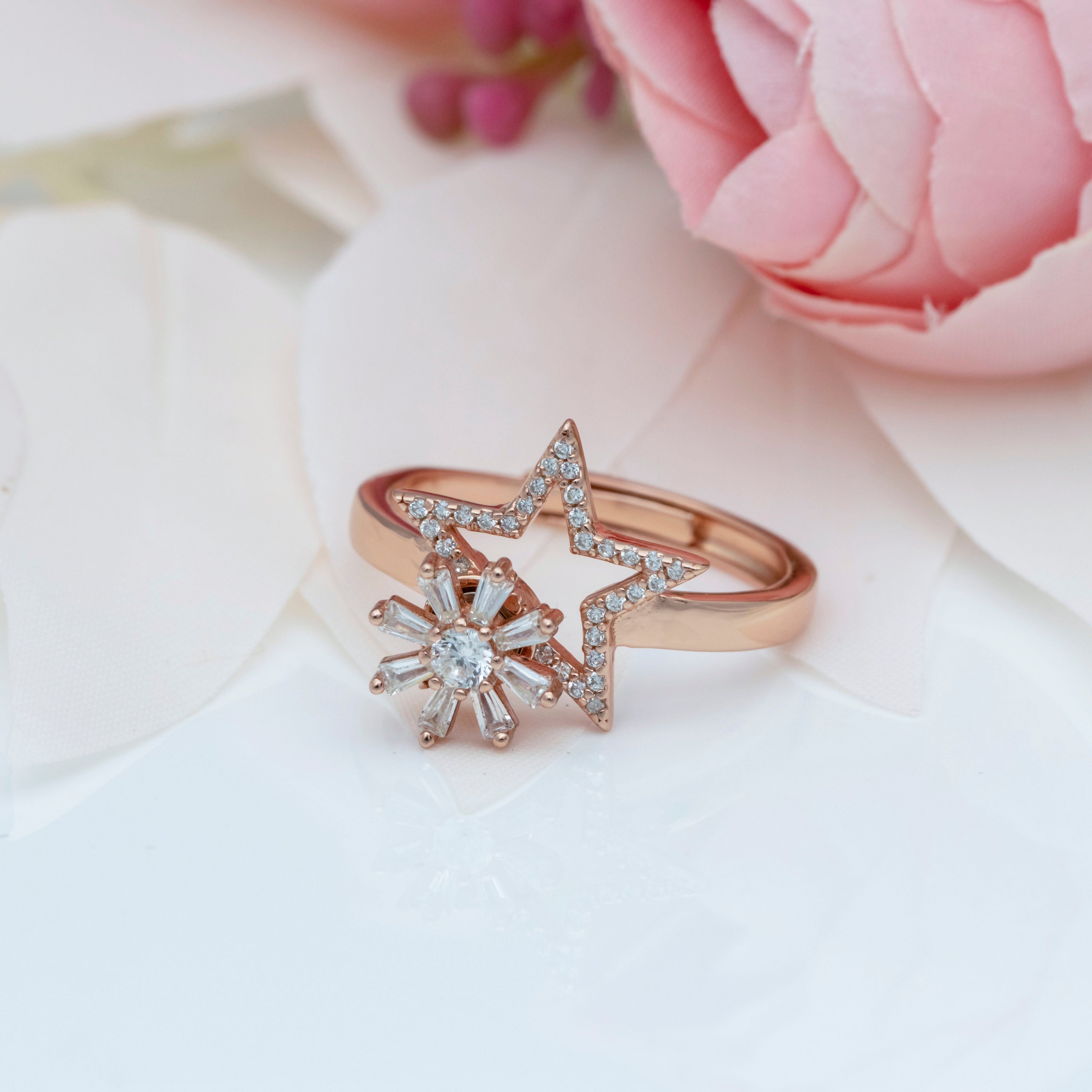 Starlit Rose Ring