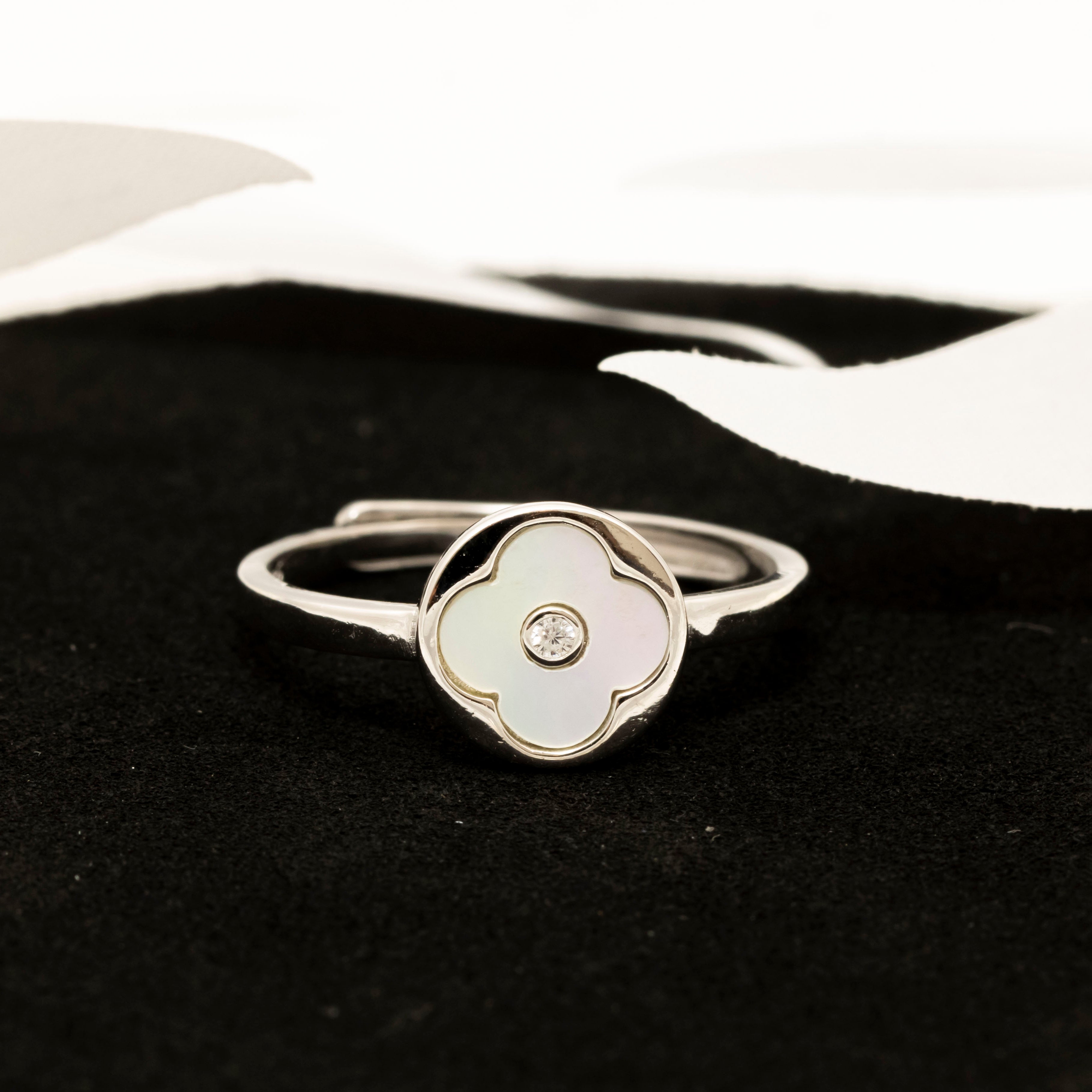 Blossom Luxe Silver Ring